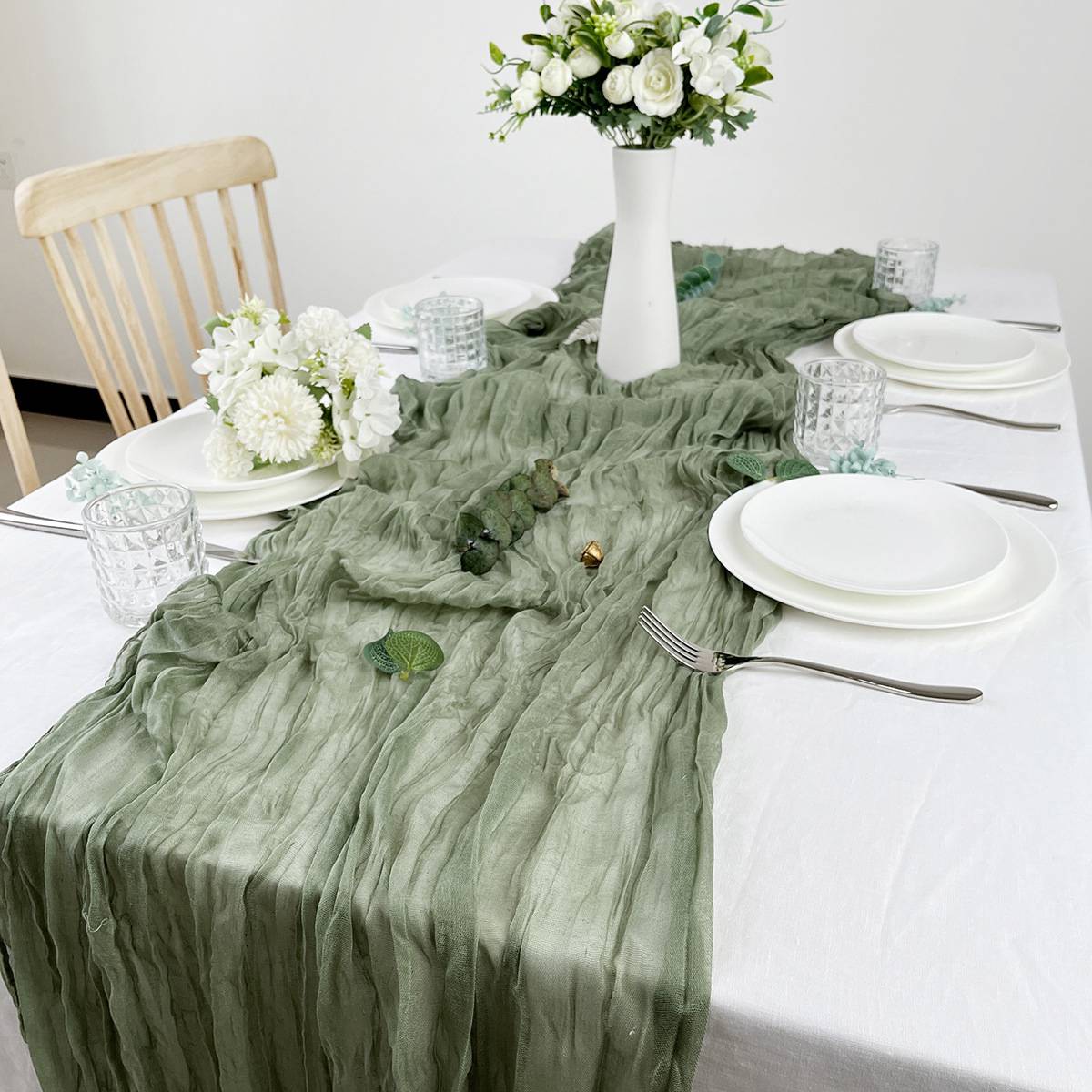 Linen Table Runner - شبه شير الشاش الجدول عداء حكيم
