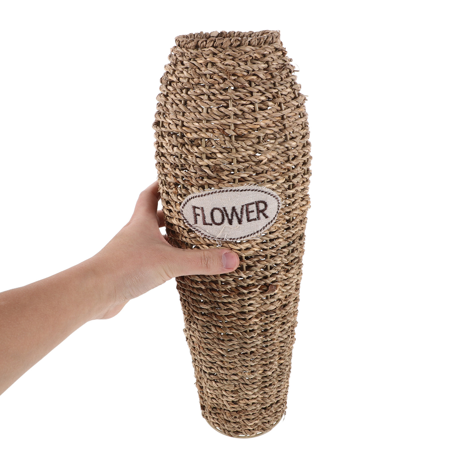 Pampas Grass Decor - مزهرية أرضية من الخيزران، طويلة، بارتفاع