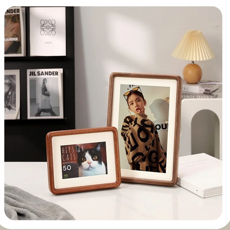 Bamboo Photo Frame - إطار صور من الخشب الصلب، إطار
