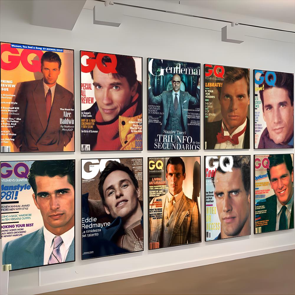 Home Decor Magazine - ملصق مجلة GQ Fashion G-Gentlemen Quarterly،