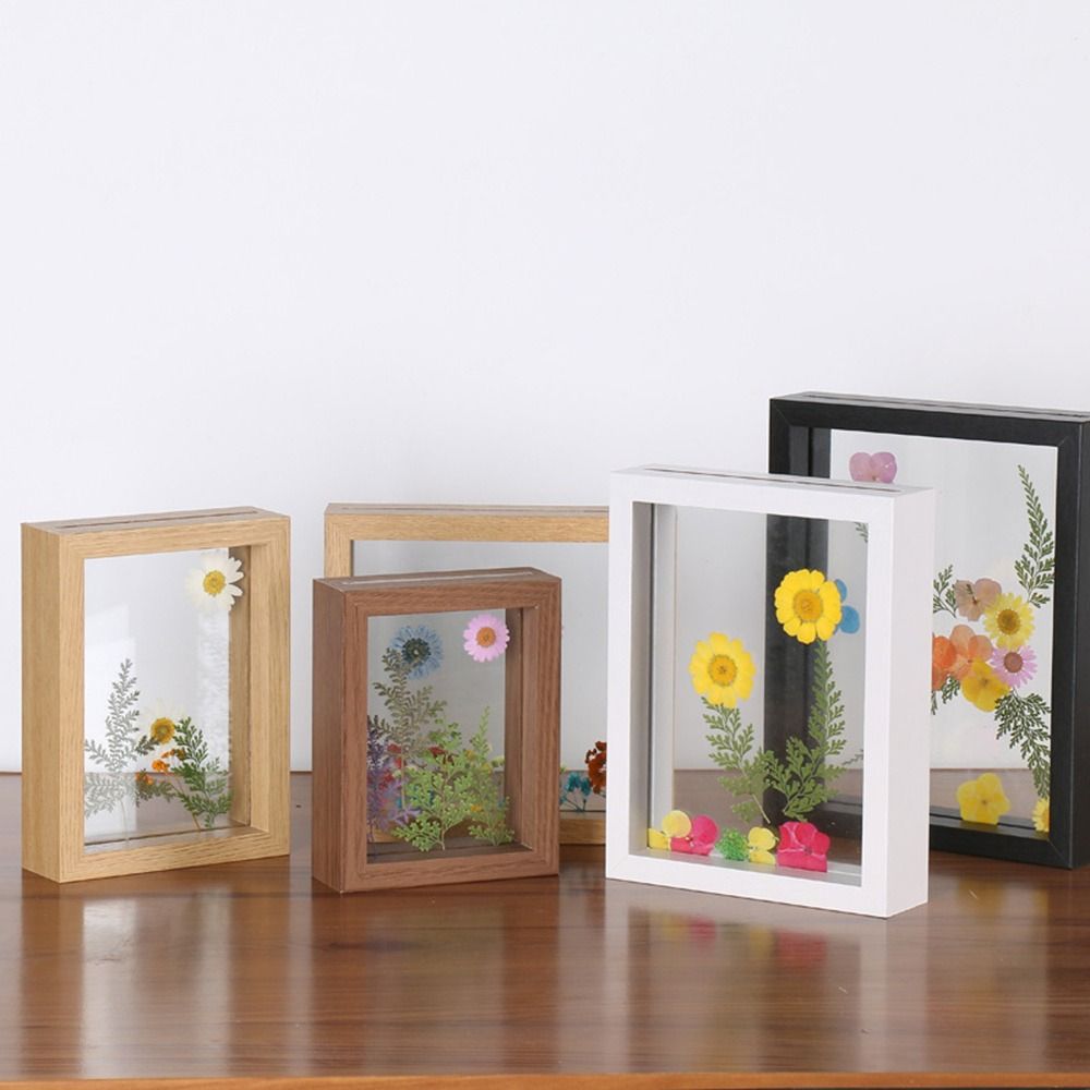 Bamboo Photo Frame - إطار عينة من أوراق الشجر الزجاجية