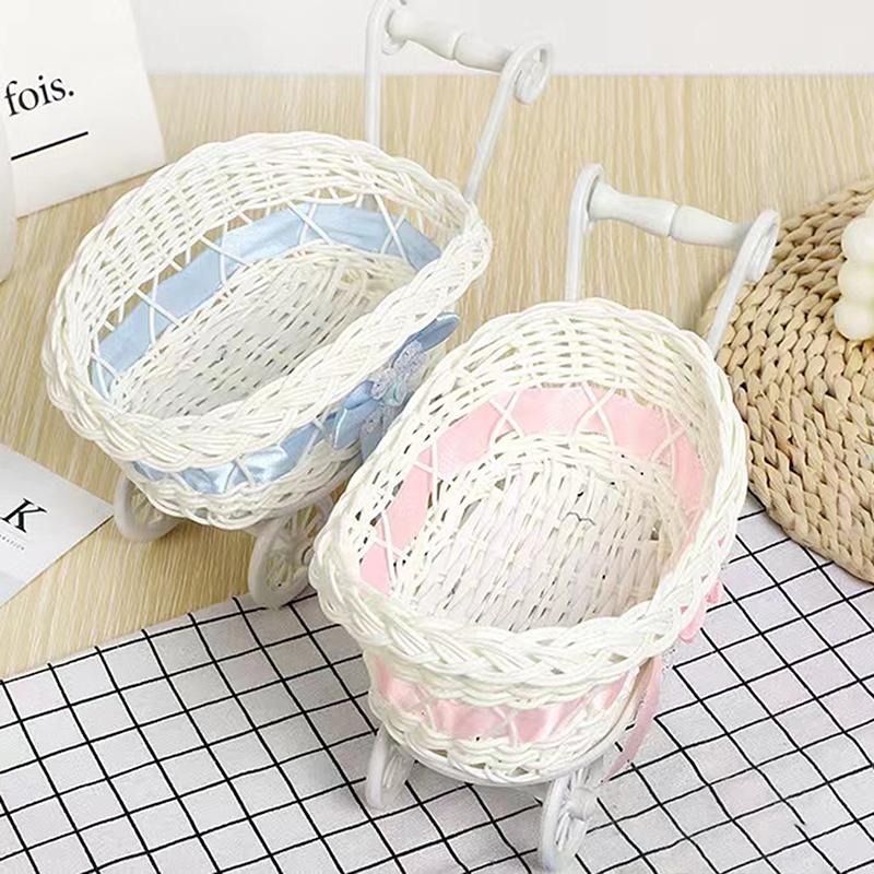 Rattan Plant Basket - 1 قطعة عربة أطفال عربة أطفال