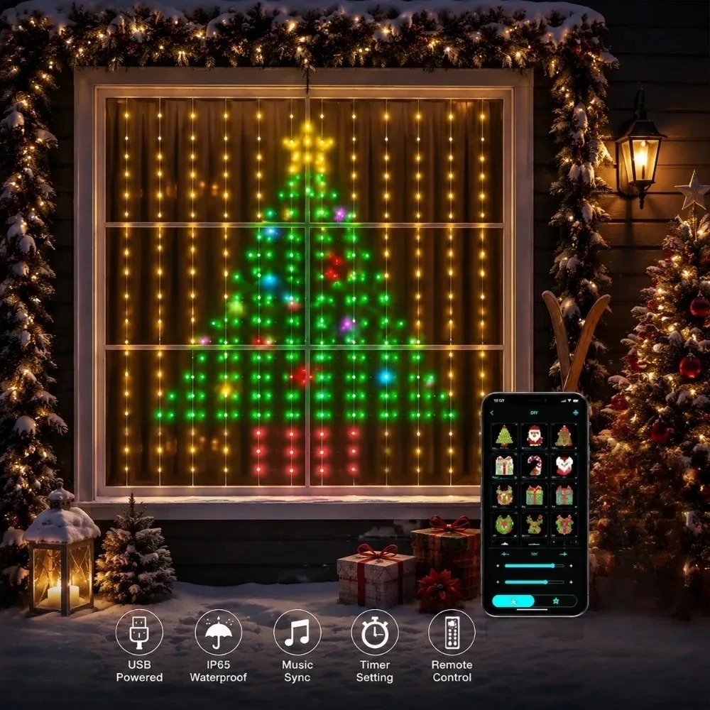 سلسلة أضواء عيد الميلاد LED، أ - مراجعة Home Decor Free App وسعره