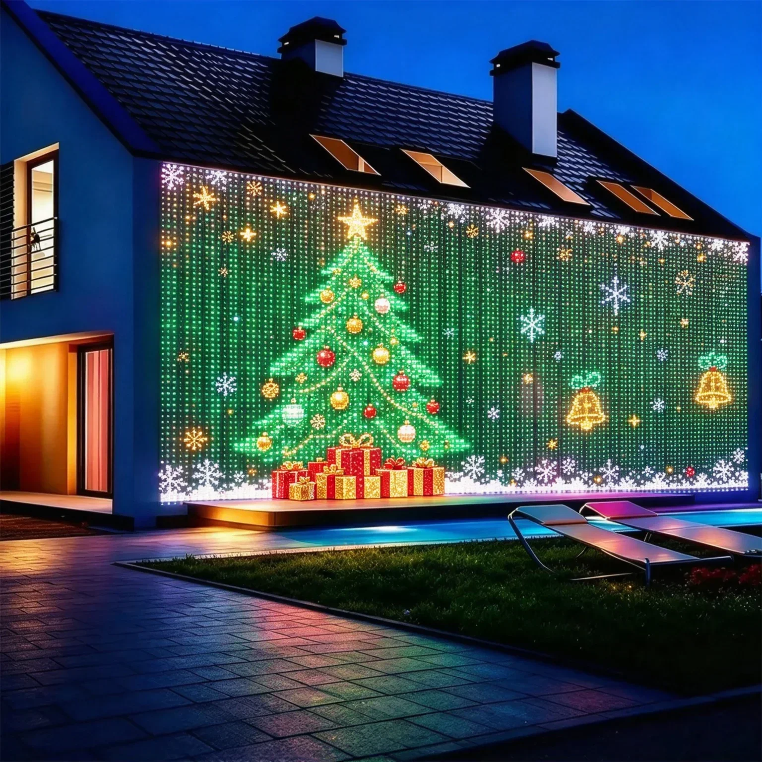 ستارة إضاءة LED لعيد الميلاد و - مراجعة Home Decor Free App وسعره