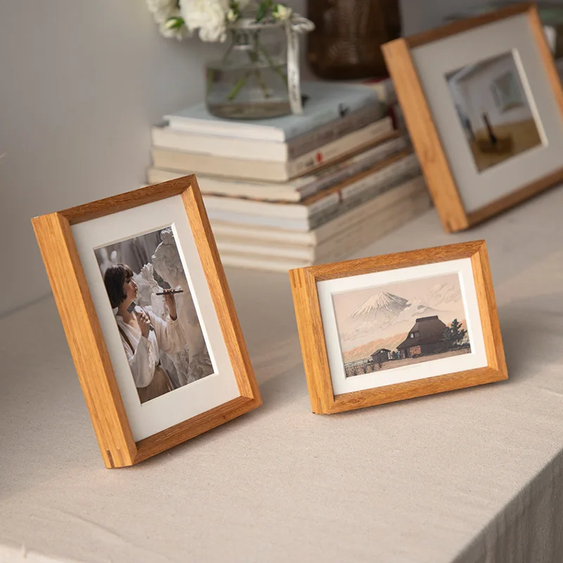 إطار صور من الخشب الصلب بزاوية - مراجعة Bamboo Photo Frame وسعره
