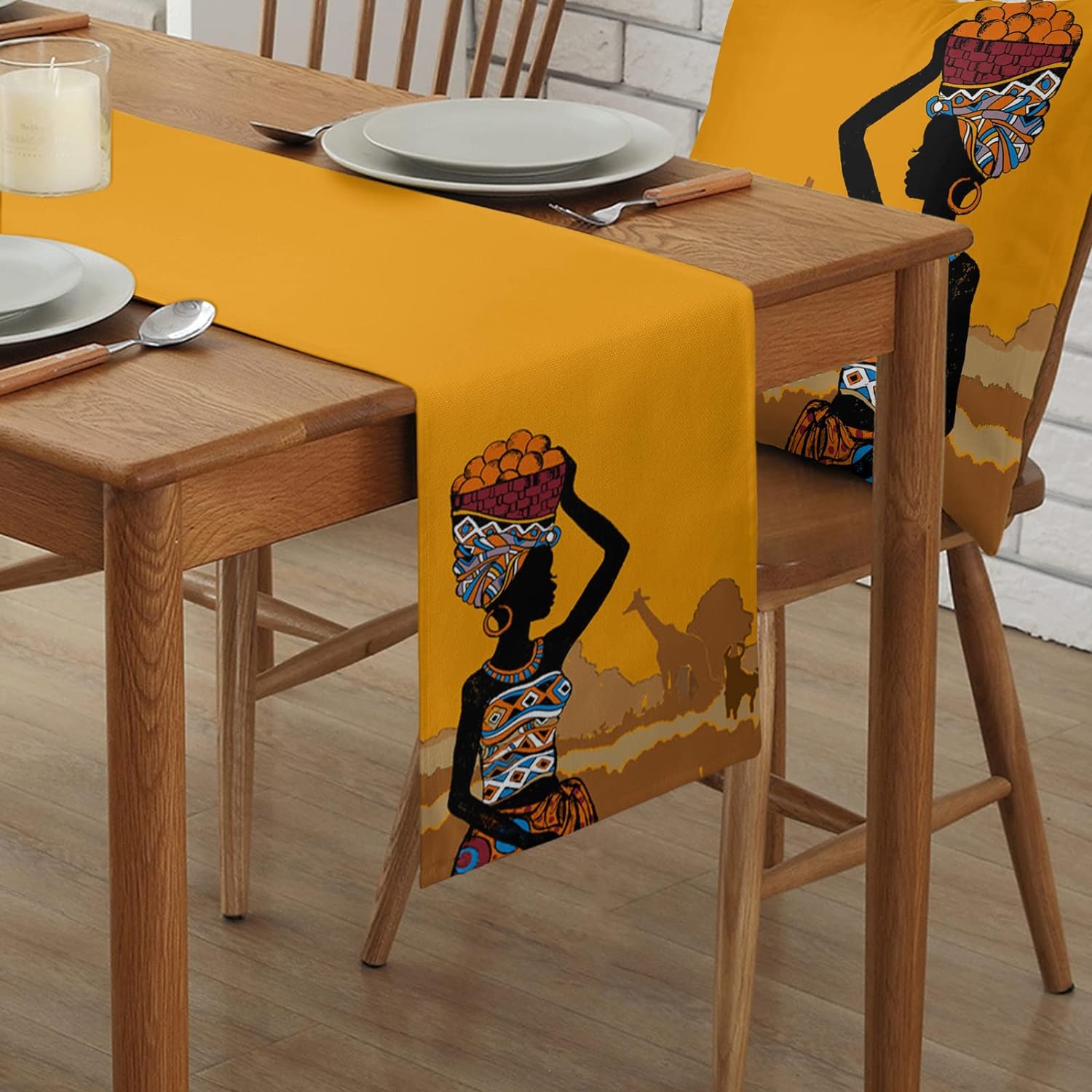 فتاة سوداء المرأة المصرية الأف - مراجعة Linen Table Runner وسعره