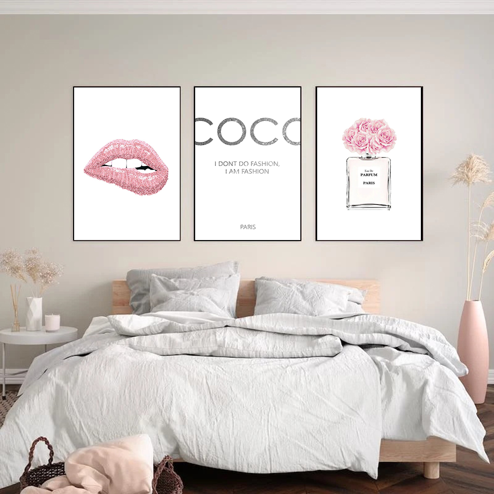 لوحة فنية بدون إطار بتصميم زهو - مراجعة Home Decor Y2K وسعره