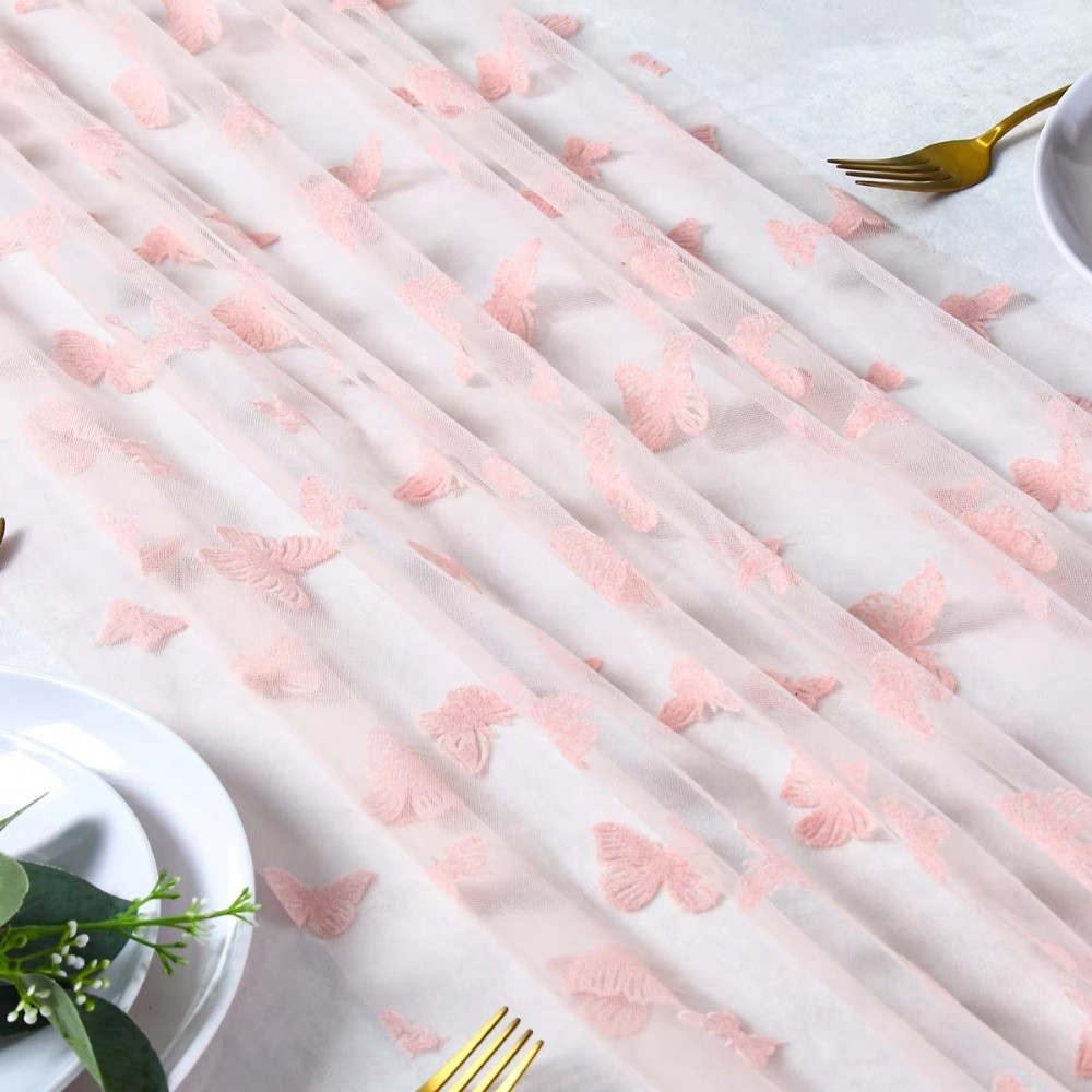 مفرش طاولة شبكي رومانسي بتصميم - مراجعة Linen Table Runner وسعره