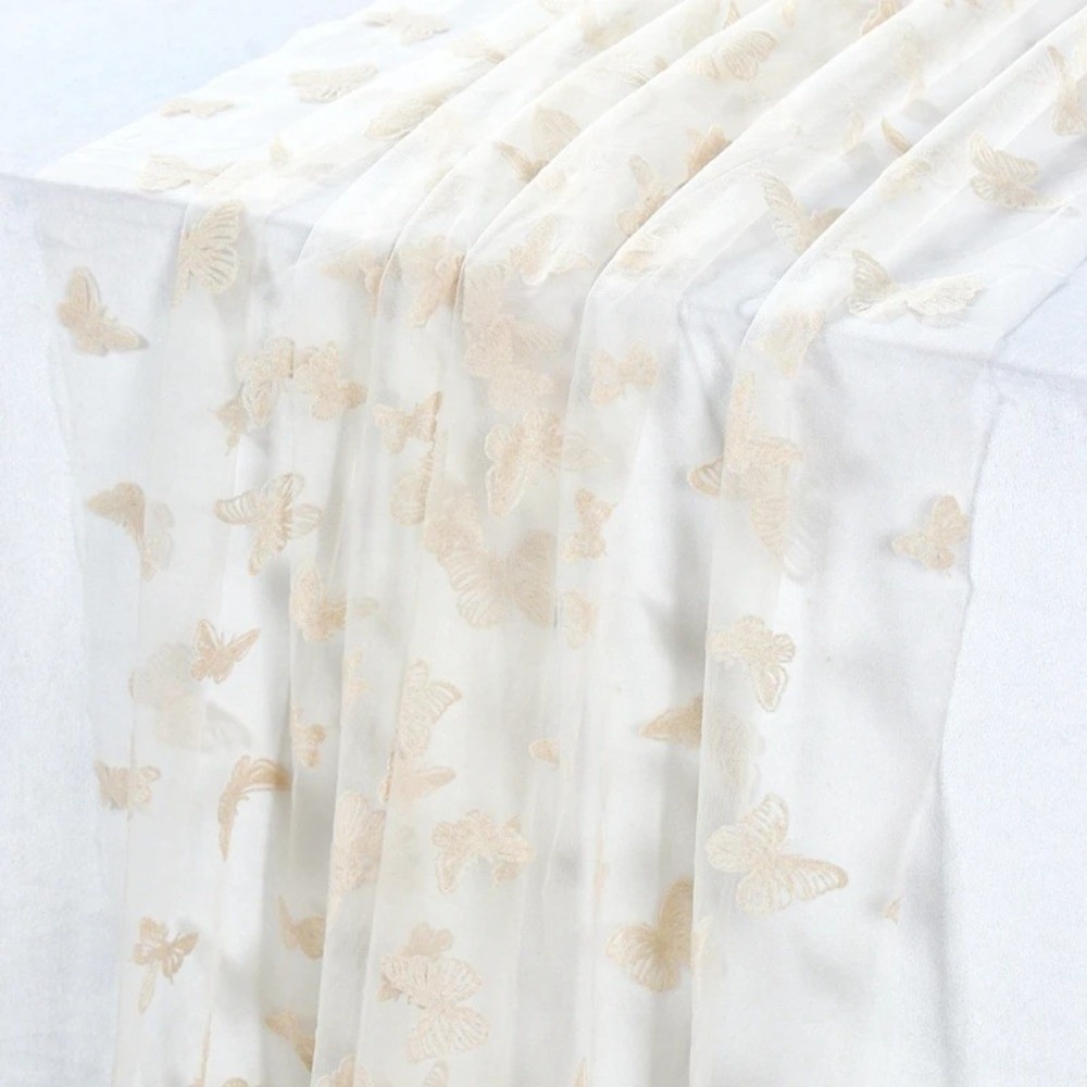 مفرش طاولة شبكي رومانسي بتصميم - مراجعة Linen Table Runner وسعره