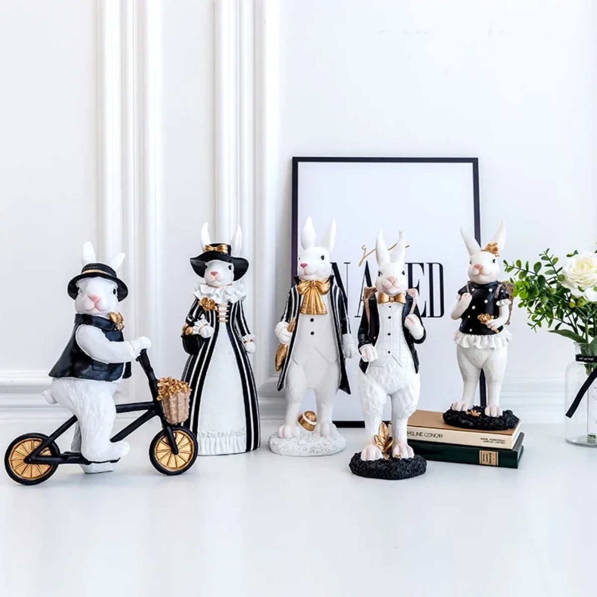 أرنب القصر الرعوي الإبداعي ، ا - مراجعة Home Decor Za وسعره