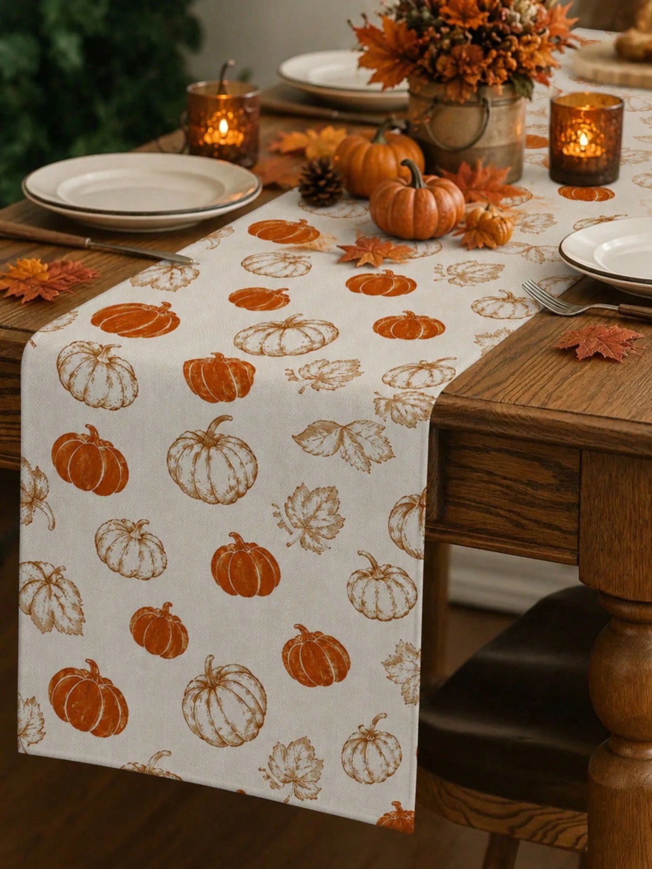 قطعة واحدة من مفرش طاولة عيد ا - مراجعة Linen Table Runner وسعره
