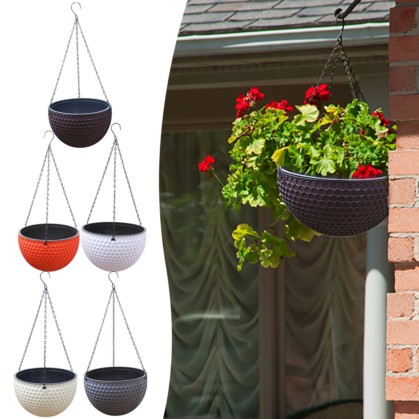 النمط الأوروبي نمط العسل تقليد - مراجعة Rattan Plant Basket وسعره