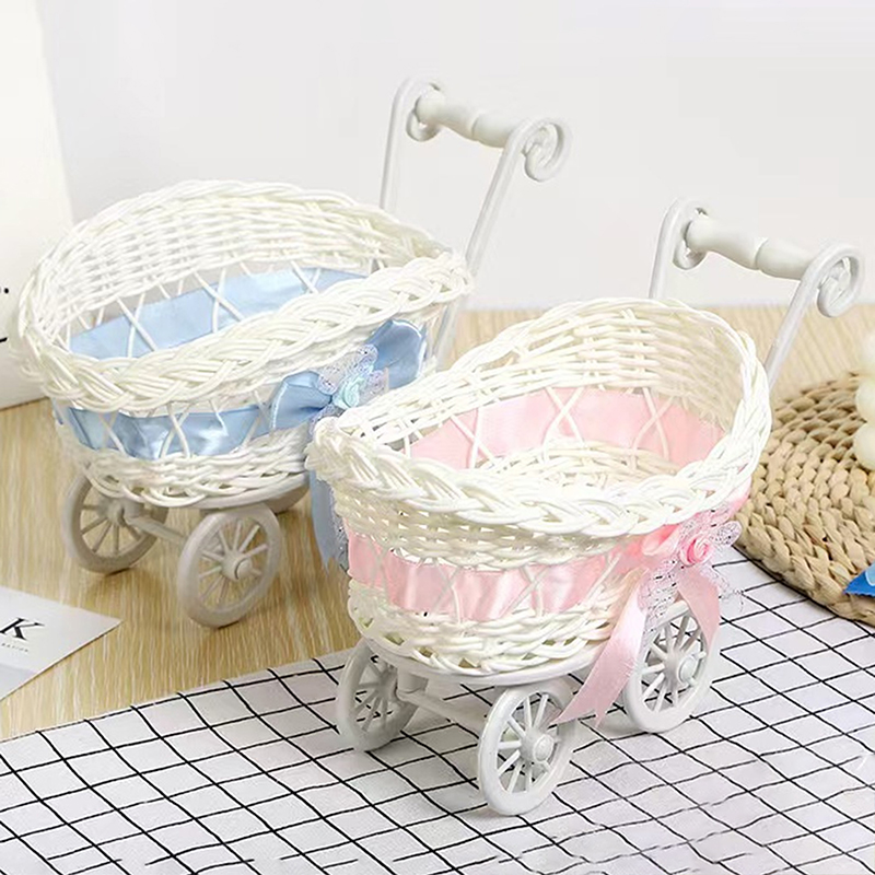 1 قطعة عربة أطفال عربة أطفال ز - مراجعة Rattan Plant Basket وسعره